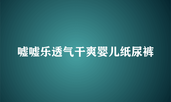 嘘嘘乐透气干爽婴儿纸尿裤