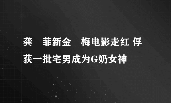 龚玥菲新金甁梅电影走红 俘获一批宅男成为G奶女神