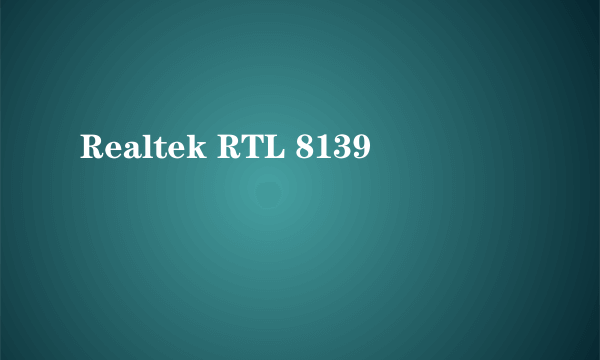 Realtek RTL 8139