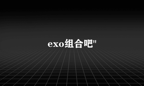 exo组合吧