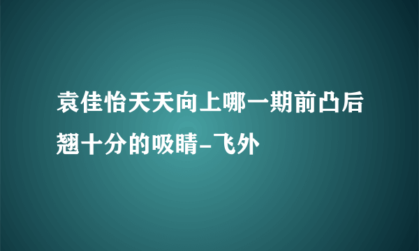 袁佳怡天天向上哪一期前凸后翘十分的吸睛-飞外