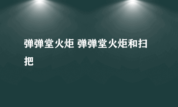 弹弹堂火炬 弹弹堂火炬和扫把