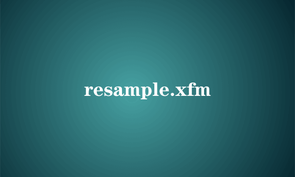 resample.xfm