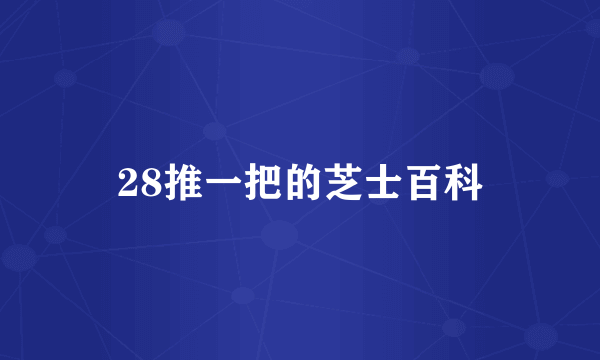 28推一把的芝士百科