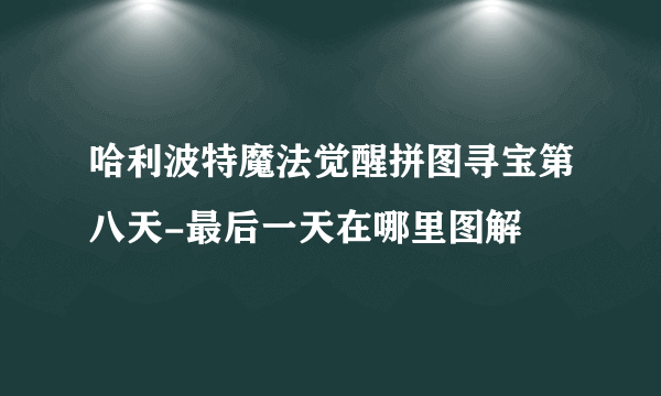 哈利波特魔法觉醒拼图寻宝第八天-最后一天在哪里图解