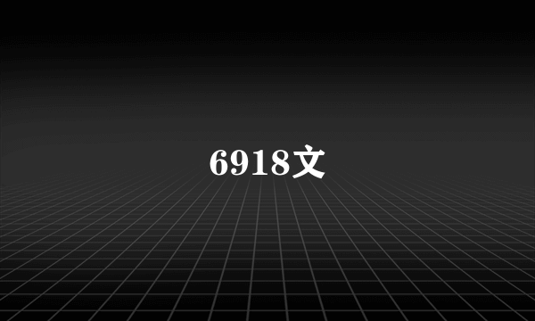 6918文