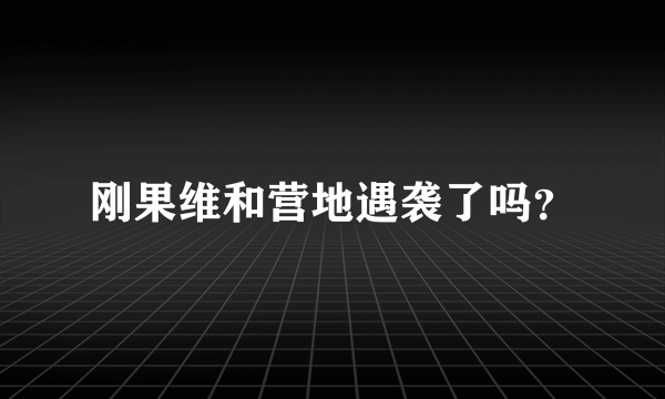 刚果维和营地遇袭了吗？