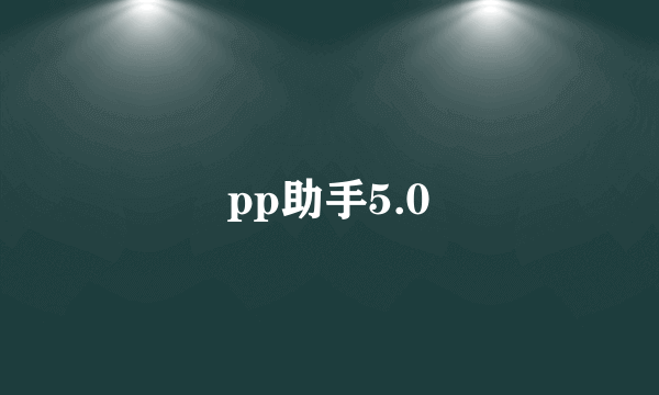 pp助手5.0