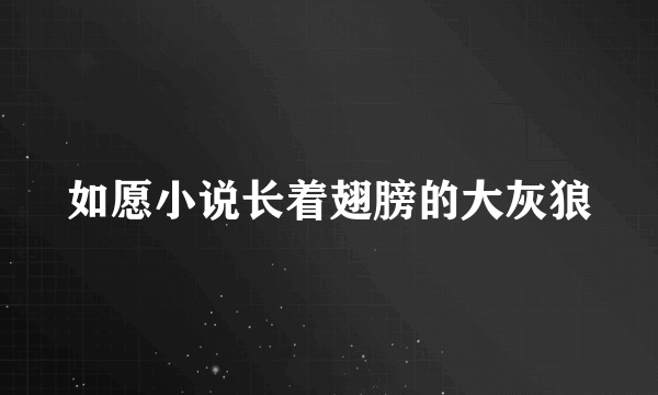 如愿小说长着翅膀的大灰狼