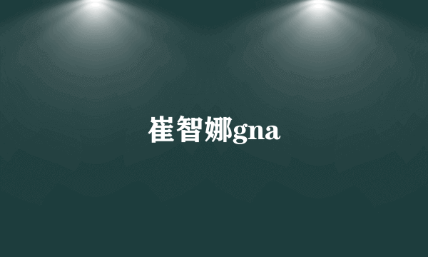 崔智娜gna