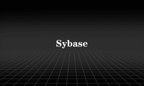 Sybase