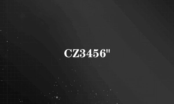 CZ3456