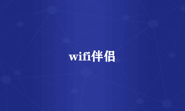 wifi伴侣