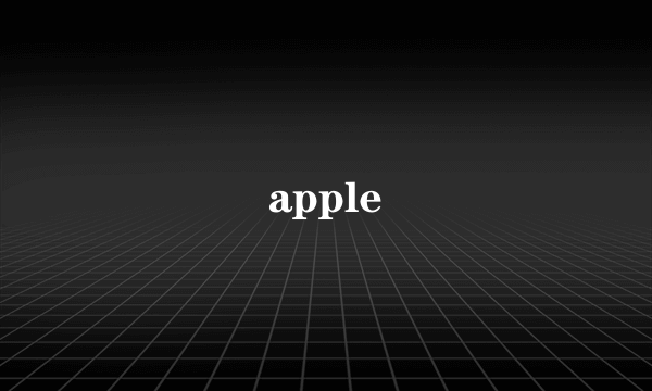 apple