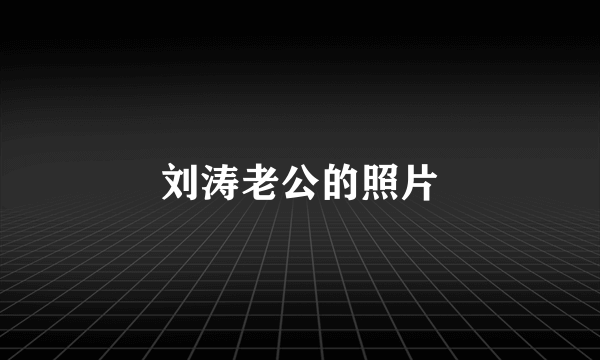 刘涛老公的照片