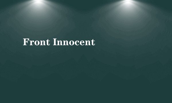 Front Innocent