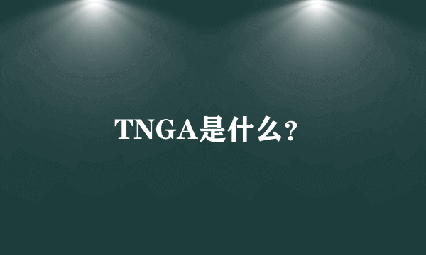 TNGA是什么？