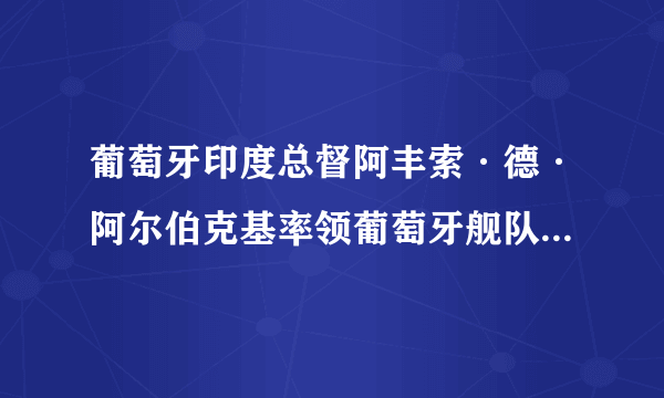 葡萄牙印度总督阿丰索·德·阿尔伯克基率领葡萄牙舰队向东进攻，于1511年8月15日占领了()。 A.马六甲 B.果阿 C.台湾 D.澳门