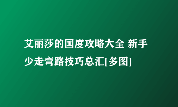 艾丽莎的国度攻略大全 新手少走弯路技巧总汇[多图]