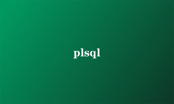 plsql