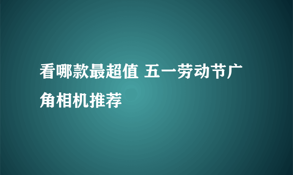 看哪款最超值 五一劳动节广角相机推荐