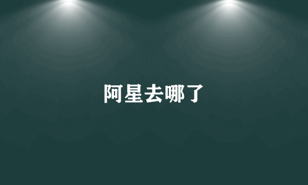 阿星去哪了