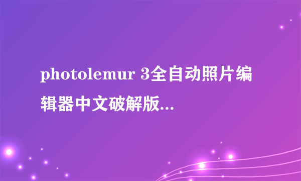 photolemur 3全自动照片编辑器中文破解版哪里可以下载