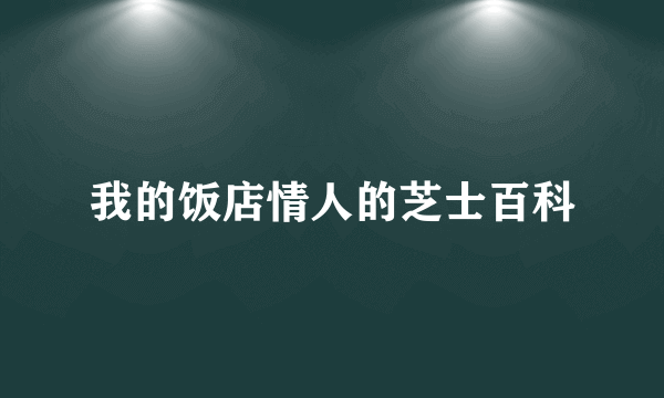 我的饭店情人的芝士百科