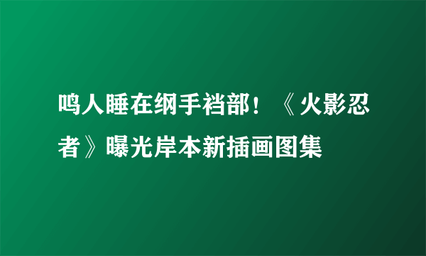 鸣人睡在纲手裆部！《火影忍者》曝光岸本新插画图集