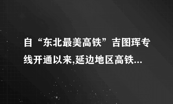 自“东北最美高铁”吉图珲专线开通以来,延边地区高铁游便持续升温、异常火爆。越来越多的游客选择高铁出行,欣赏东北秀美山川。吉图珲高铁连通东北亚各国,打开了“东北亚经济圈”大通道。为保护沿途生态美景,列车线路做了许多特殊设计与改动。(1)游客欣赏秀美山川源于注重什么需求?(2分)(2)画线部分表明我国在坚持哪一项基本国策?(2分)(3)列车线路的特殊设计与改动符合什么发展理念?(2分)