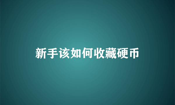 新手该如何收藏硬币