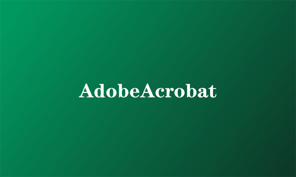 AdobeAcrobat