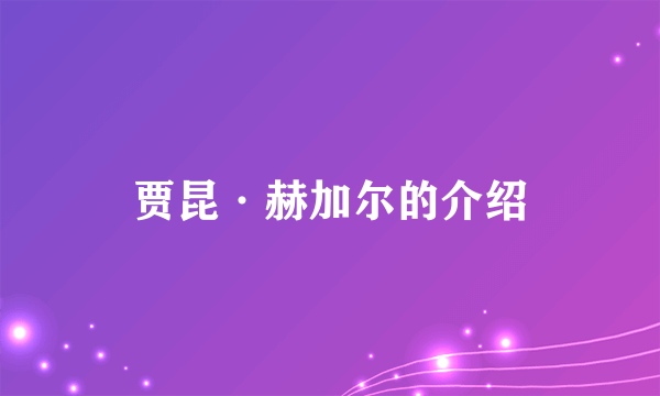 贾昆·赫加尔的介绍